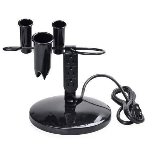 3 Round Appliance Holder for Desktop with Extra Outlet - Could Use Anywhere