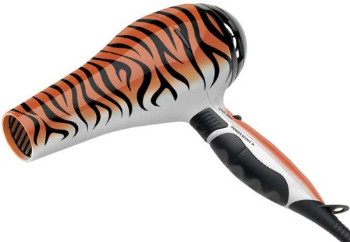 Hot Tools Turbo Ionic Hair Dryer, DC Motor, 1875 Watts-Bengal