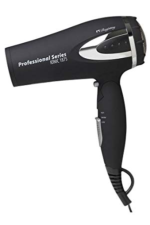 aBundle Registry Mid-Size 1,875W Ionic Hair Dryer with Folding Handle