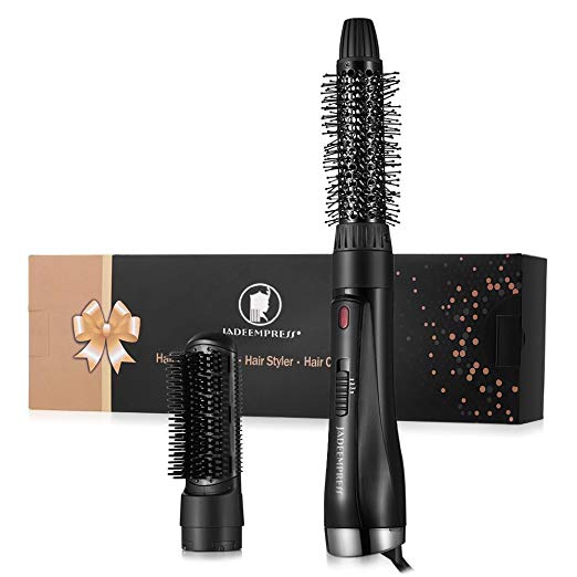 2 in 1 Hot Air Brush Styler, Gustala Hair Straightener and Curler Brush, 1000 Watts Hair Styling Dryer