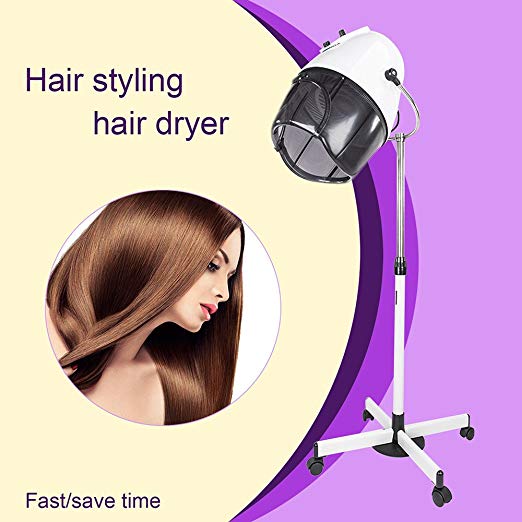 Mefeir Upgraded 1000W Professional Stand Up Hair Dryer with Swivel Hood,Portable Rolling 6.6lbs Iron Plate,Adjustable Timer Temperature, Hair Product for Beauty Salon Home Use