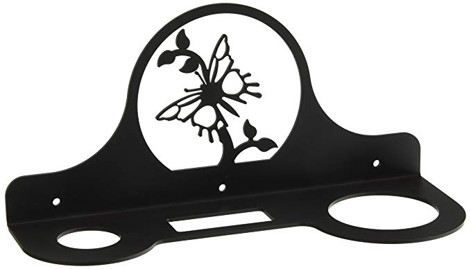 Village Wrought Iron 11 Inch Butterfly Hair Dryer Rack