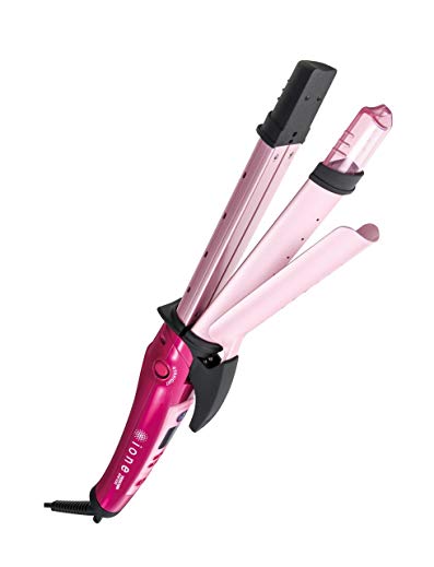 TESCOM ione Negetive ion 2way Steam Hair Iron 32mm Pink IPW1532-P by TESCOM