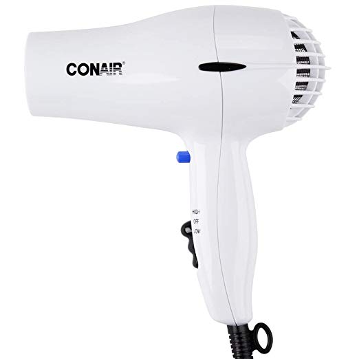 Conair 047W White 2 Heat / 2 Speed Hair Dryer - 1600W