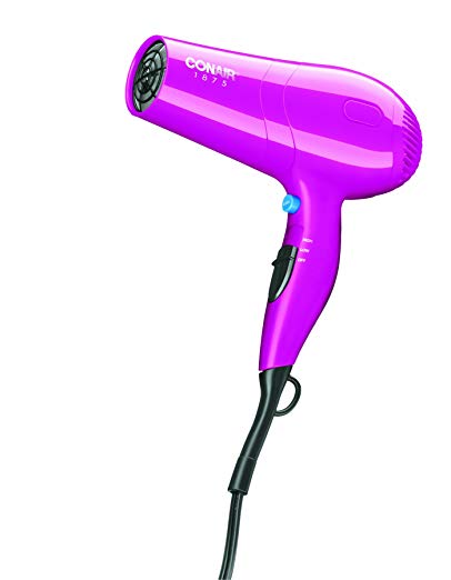 Conair 1875 Watt Turbo Hair Dryer; Pink