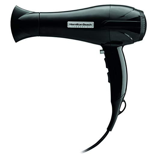 Hamilton Beach Commercial Hand Held Blow Hair Dryer, Black, 120 volt, HHD620