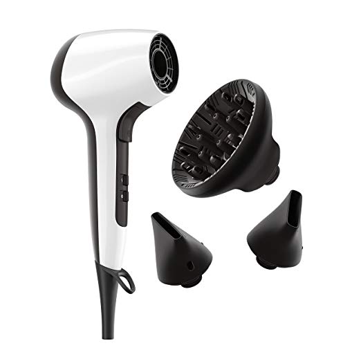 Remington Salon Collection Air3D Hair Dryer with Low Noise Motor, Compact & Lightweight for Travel, D7777, White